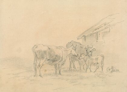 Two Cows and a Calf