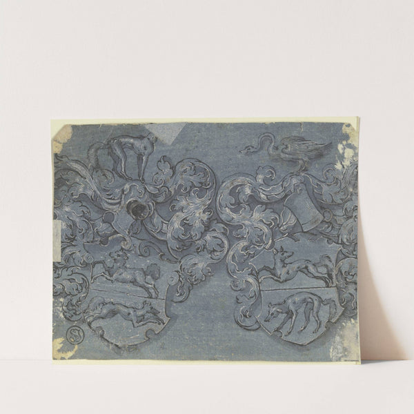 Two crest designs by Jost Amman