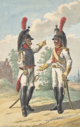 Two Cuirassiers of the Dutch Royal Horse Guard (1808)