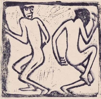 Two Dancing Figures