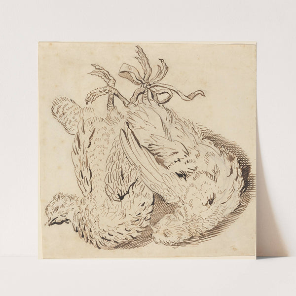 Two Dead Chickens by British 18th Century