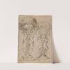 Two Designs for a Flower Pedestal by Guglielmo della Porta