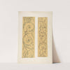 Two designs for decorative borders in strapwork and rinceaux by Jules-Edmond-Charles Lachaise