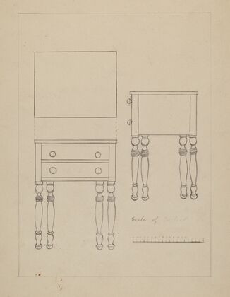 Two Drawer Stand (c. 1936)