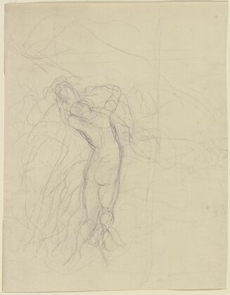 Two embracing nudes