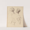Two Female Heads, One Male Head, One Torso by Hamlet Winstanley