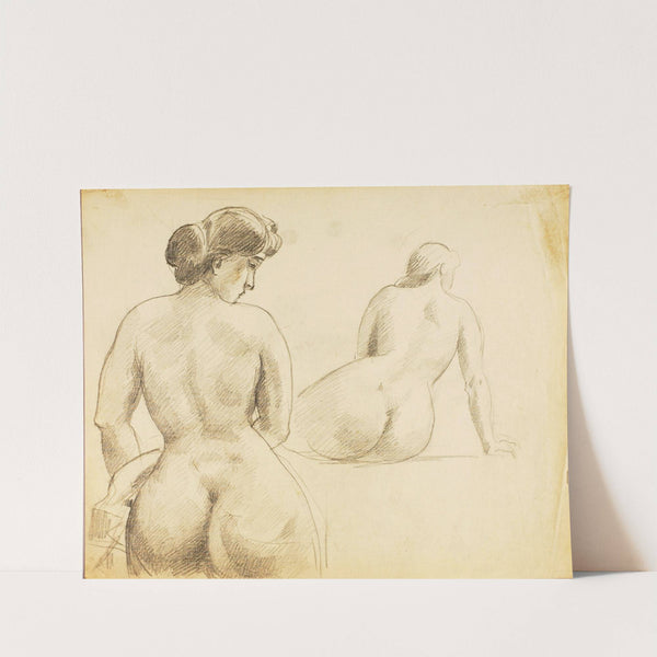 Two Female Nudes by Carl Newman