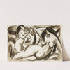 Two Female Nudes by Carl Newman