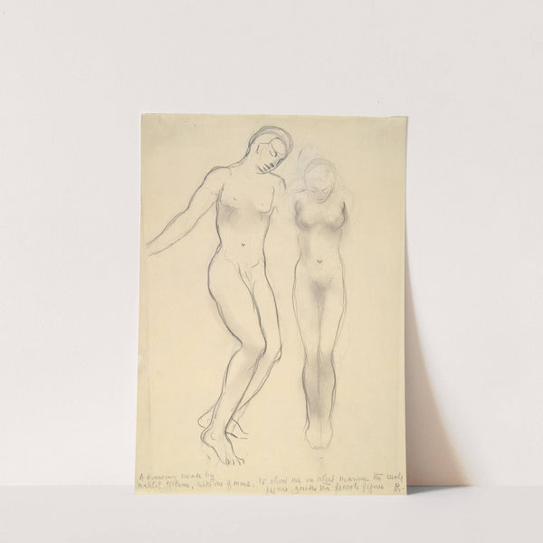 Two Figures by Kahlil Gibran