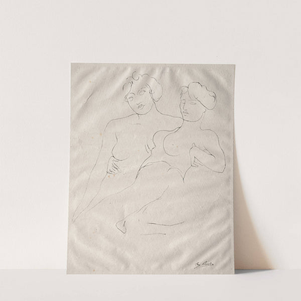 Two Figures by Auguste Rodin