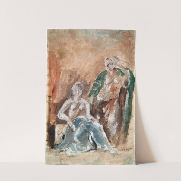 Two Figures by Charles G. Du Fresne