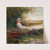 Two Figures In A Boat by Charles James Lewis