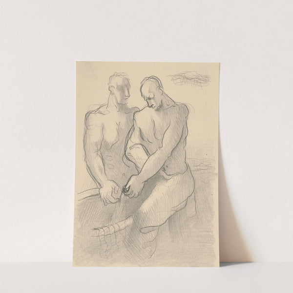 Two Fishermen by Mikuláš Galanda