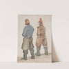Two Fishermen seen from Behind by Joseph Stannard