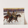 Two French hussars – ‘Berezina’ fragment (1896) by Wojciech Kossak