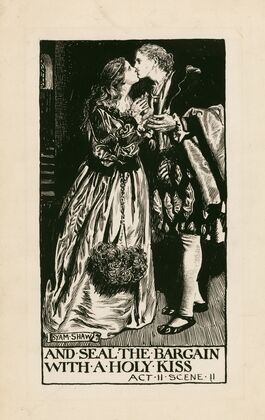 Two gentlemen of Verona; And seal the bargain with a holy kiss Act II Scene II (1900)