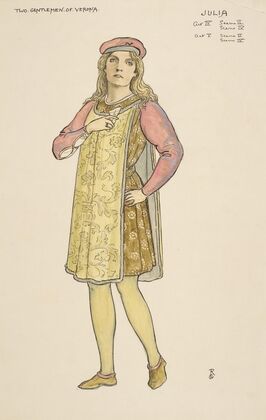 Two gentlemen of Verona; Julia Act IV, Scene IV (1895)