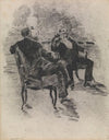Two Gentlemen Smoking