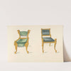 Two gilt chairs with lion, camel motifs (1805 - 1806) by Thomas Sheraton