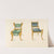 Two gilt chairs with lion, camel motifs (1805 - 1806) by Thomas Sheraton