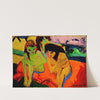 Two Girls (1910) by Ernst Ludwig Kirchner