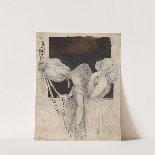 Two Girls At A Cabin Window by Henry Fuseli