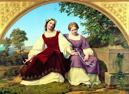 Two Girls at the Well