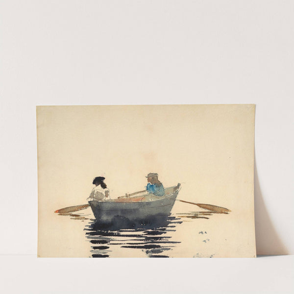 Two Girls in a Rowboat by Winslow Homer