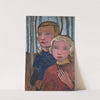 Two Girls in Front of Birch Trees by Paula Modersohn-Becker