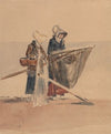 Bettler; Mann in zerlumpter Kleidung, den linken Fuss amputiert (1780)