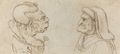 Two Grotesque Heads