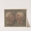 Two heads with veins visible by Jacques Fabien Gautier d&#039;Agoty