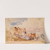 Two Horses by John Frederick Lewis