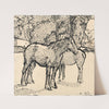Two Horses by Harold Gilman