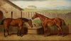 Two Hunters at a Water Trough