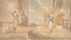 Two hunting scenes
