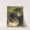 Two Kittens by Henriëtte Ronner-Knip