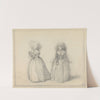Two Ladies Standing in Conversation, Presumably a Scene from a Play by George Dance