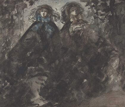 Two Ladies Taking a Walk