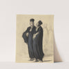 Two Lawyers II by Honoré Daumier