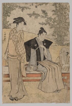 Two Lovers (from the series Brocades of the East in Fashion) — size preview