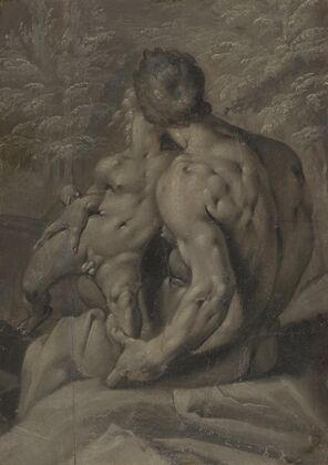 Two Male Nudes (1590)