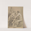 Two Male Nudes, One Seated and One Semi-reclining (1771) by Jakob Matthias Schmutzer