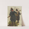 Two Marken bargemen by Petrus van der Velden