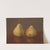 Two McLaughlin Pears by Jeremiah Pearson Hardy