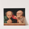 Two Men At Prayer by Circle of Quentin Metsys