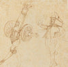 Two Men in Masquerade Costumes – A Cannon Firing and a Cat Inside a Mousetrap