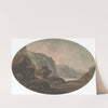 Two Men Walking in a Landscape by William Gilpin