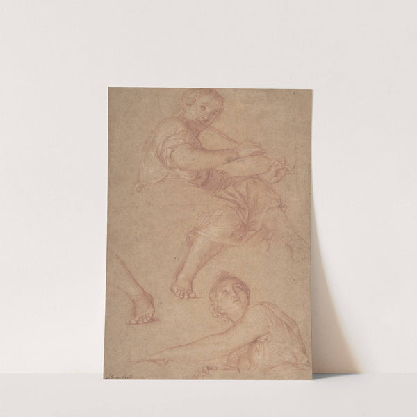 Two Muses by Charles Le Brun