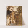 Two Nude Bathers Standing on a Wharf by John Singer Sargent